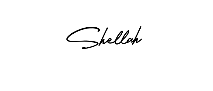 Create a beautiful signature design for name Shellah. With this signature (AmerikaSignatureDemo-Regular) fonts, you can make a handwritten signature for free. Shellah signature style 3 images and pictures png