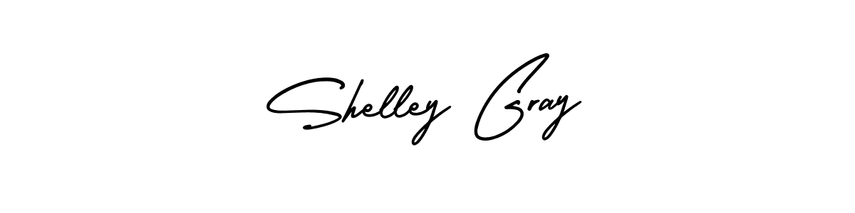Create a beautiful signature design for name Shelley Gray. With this signature (AmerikaSignatureDemo-Regular) fonts, you can make a handwritten signature for free. Shelley Gray signature style 3 images and pictures png