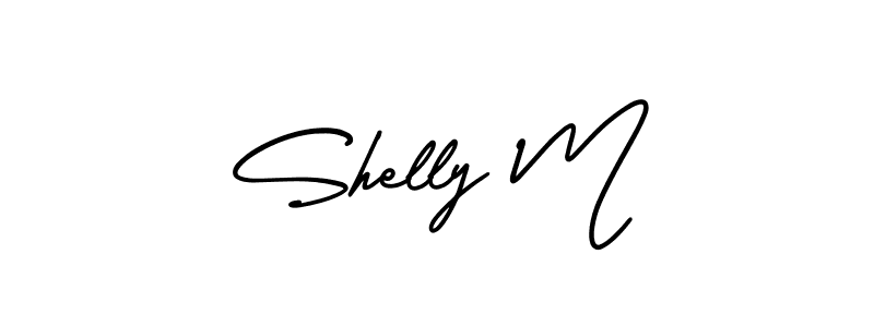 Best and Professional Signature Style for Shelly M. AmerikaSignatureDemo-Regular Best Signature Style Collection. Shelly M signature style 3 images and pictures png