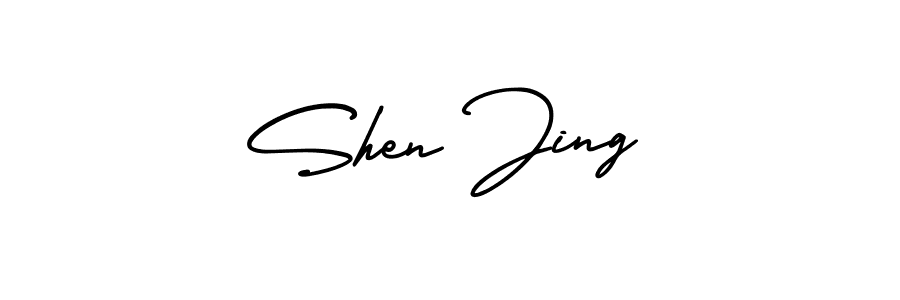 Make a beautiful signature design for name Shen Jing. With this signature (AmerikaSignatureDemo-Regular) style, you can create a handwritten signature for free. Shen Jing signature style 3 images and pictures png