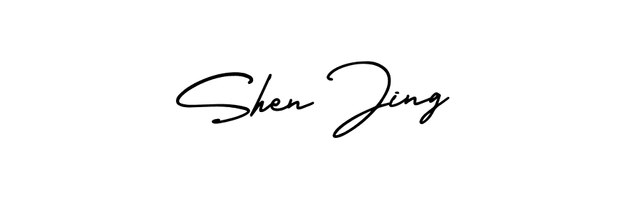 Make a beautiful signature design for name Shen Jing. With this signature (AmerikaSignatureDemo-Regular) style, you can create a handwritten signature for free. Shen Jing signature style 3 images and pictures png