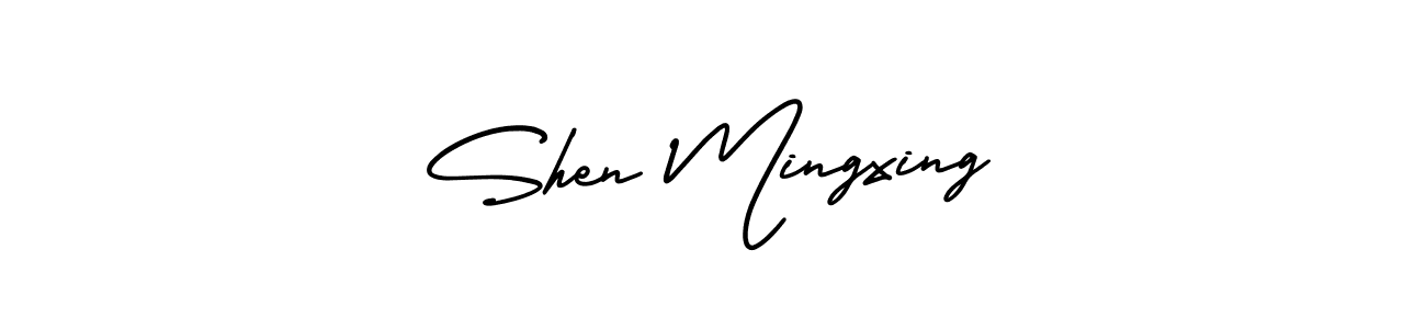 Make a short Shen Mingxing signature style. Manage your documents anywhere anytime using AmerikaSignatureDemo-Regular. Create and add eSignatures, submit forms, share and send files easily. Shen Mingxing signature style 3 images and pictures png