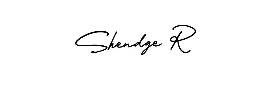 Also we have Shendge R name is the best signature style. Create professional handwritten signature collection using AmerikaSignatureDemo-Regular autograph style. Shendge R signature style 3 images and pictures png