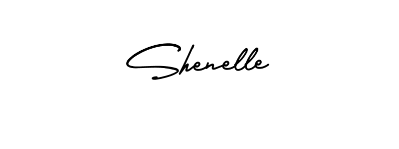 Make a beautiful signature design for name Shenelle. With this signature (AmerikaSignatureDemo-Regular) style, you can create a handwritten signature for free. Shenelle signature style 3 images and pictures png