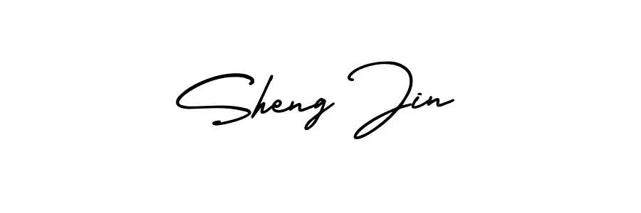 You can use this online signature creator to create a handwritten signature for the name Sheng Jin. This is the best online autograph maker. Sheng Jin signature style 3 images and pictures png