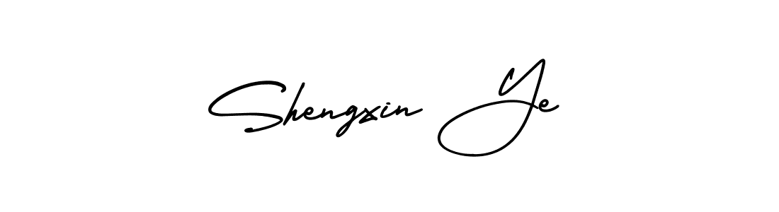 How to make Shengxin Ye signature? AmerikaSignatureDemo-Regular is a professional autograph style. Create handwritten signature for Shengxin Ye name. Shengxin Ye signature style 3 images and pictures png