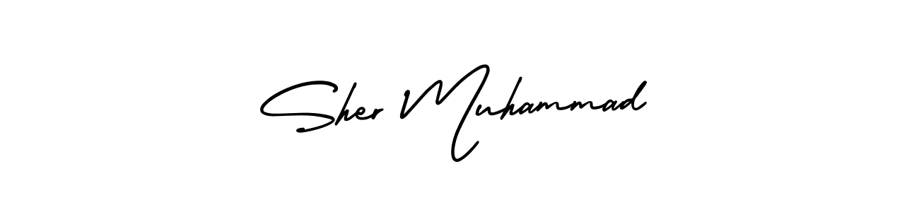 Best and Professional Signature Style for Sher Muhammad. AmerikaSignatureDemo-Regular Best Signature Style Collection. Sher Muhammad signature style 3 images and pictures png