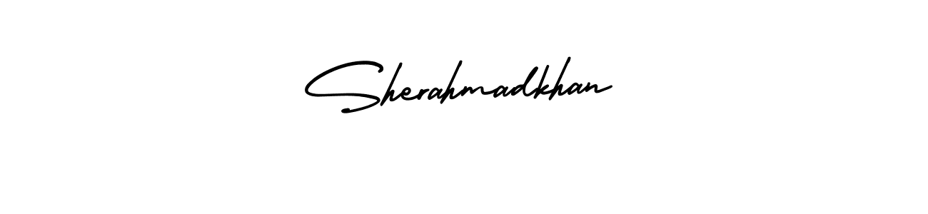 Design your own signature with our free online signature maker. With this signature software, you can create a handwritten (AmerikaSignatureDemo-Regular) signature for name Sherahmadkhan. Sherahmadkhan signature style 3 images and pictures png