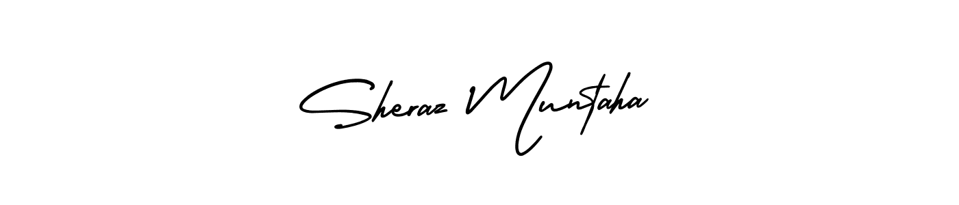 Check out images of Autograph of Sheraz Muntaha name. Actor Sheraz Muntaha Signature Style. AmerikaSignatureDemo-Regular is a professional sign style online. Sheraz Muntaha signature style 3 images and pictures png