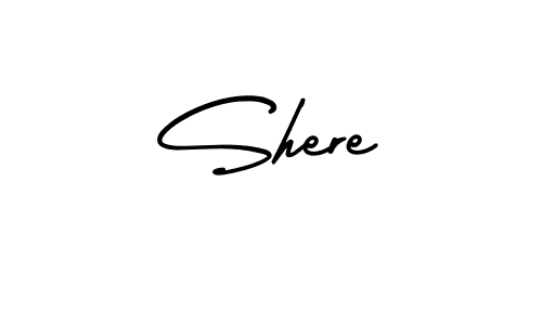 Use a signature maker to create a handwritten signature online. With this signature software, you can design (AmerikaSignatureDemo-Regular) your own signature for name Shere. Shere signature style 3 images and pictures png