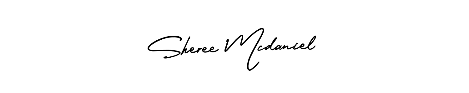 It looks lik you need a new signature style for name Sheree Mcdaniel. Design unique handwritten (AmerikaSignatureDemo-Regular) signature with our free signature maker in just a few clicks. Sheree Mcdaniel signature style 3 images and pictures png