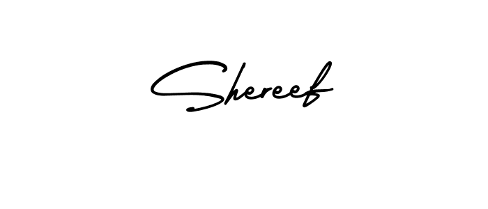 Also we have Shereef name is the best signature style. Create professional handwritten signature collection using AmerikaSignatureDemo-Regular autograph style. Shereef signature style 3 images and pictures png