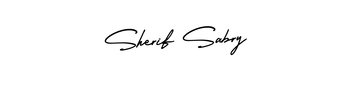 Also You can easily find your signature by using the search form. We will create Sherif Sabry name handwritten signature images for you free of cost using AmerikaSignatureDemo-Regular sign style. Sherif Sabry signature style 3 images and pictures png