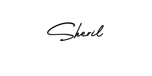 You can use this online signature creator to create a handwritten signature for the name Sheril. This is the best online autograph maker. Sheril signature style 3 images and pictures png