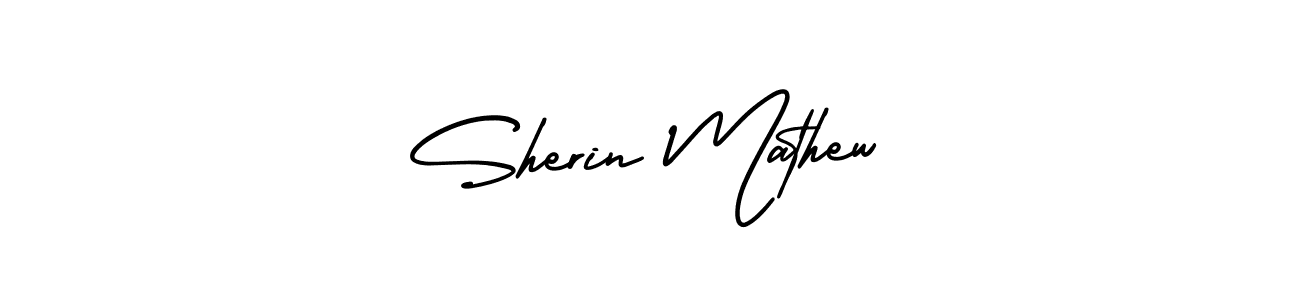 Make a short Sherin Mathew signature style. Manage your documents anywhere anytime using AmerikaSignatureDemo-Regular. Create and add eSignatures, submit forms, share and send files easily. Sherin Mathew signature style 3 images and pictures png