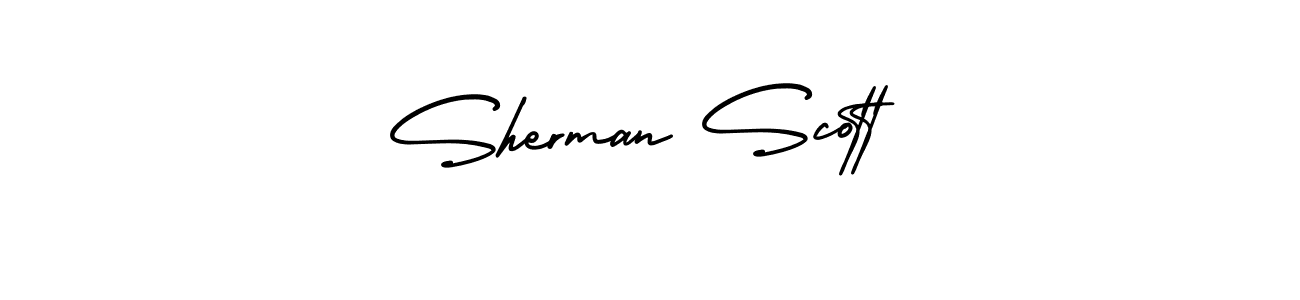 Make a beautiful signature design for name Sherman Scott. Use this online signature maker to create a handwritten signature for free. Sherman Scott signature style 3 images and pictures png