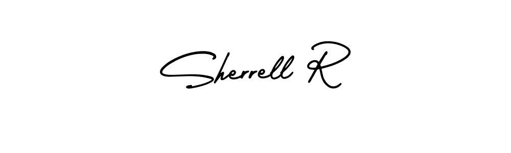 AmerikaSignatureDemo-Regular is a professional signature style that is perfect for those who want to add a touch of class to their signature. It is also a great choice for those who want to make their signature more unique. Get Sherrell R name to fancy signature for free. Sherrell R signature style 3 images and pictures png