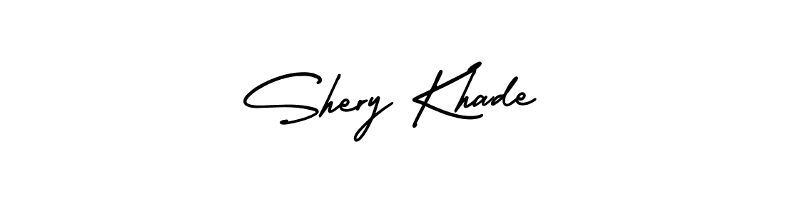 Also You can easily find your signature by using the search form. We will create Shery Khade name handwritten signature images for you free of cost using AmerikaSignatureDemo-Regular sign style. Shery Khade signature style 3 images and pictures png