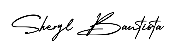 Transform the name Sheryl Bautista into a signature masterpiece using AmerikaSignatureDemo-Regular font. Ideal for photographers, artists, and creators looking for watermarks. Sheryl Bautista signature style 3 images and pictures png