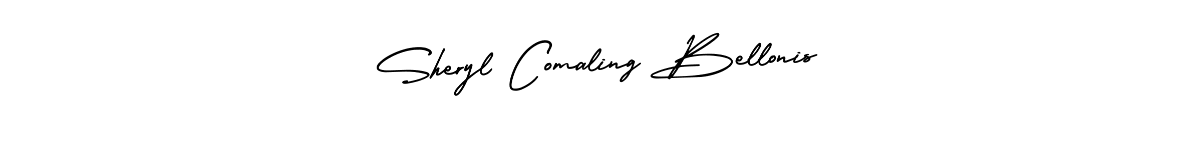 Use a signature maker to create a handwritten signature online. With this signature software, you can design (AmerikaSignatureDemo-Regular) your own signature for name Sheryl Comaling Bellonis. Sheryl Comaling Bellonis signature style 3 images and pictures png