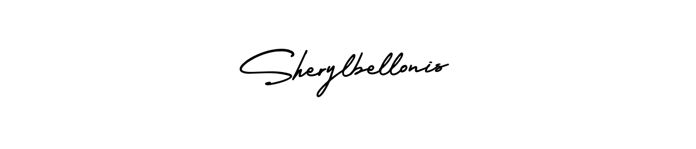 It looks lik you need a new signature style for name Sherylbellonis. Design unique handwritten (AmerikaSignatureDemo-Regular) signature with our free signature maker in just a few clicks. Sherylbellonis signature style 3 images and pictures png