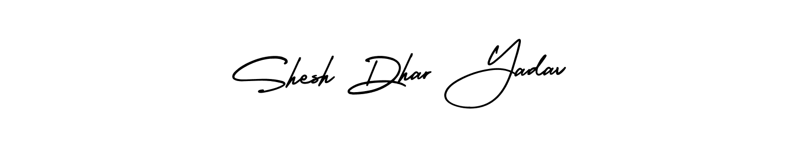 Create a beautiful signature design for name Shesh Dhar Yadav. With this signature (AmerikaSignatureDemo-Regular) fonts, you can make a handwritten signature for free. Shesh Dhar Yadav signature style 3 images and pictures png