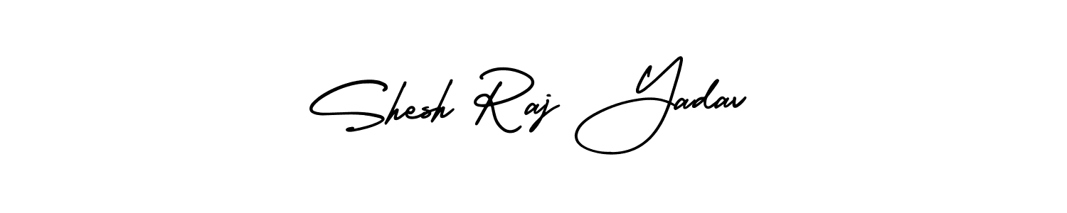 AmerikaSignatureDemo-Regular is a professional signature style that is perfect for those who want to add a touch of class to their signature. It is also a great choice for those who want to make their signature more unique. Get Shesh Raj Yadav name to fancy signature for free. Shesh Raj Yadav signature style 3 images and pictures png