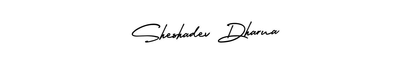 AmerikaSignatureDemo-Regular is a professional signature style that is perfect for those who want to add a touch of class to their signature. It is also a great choice for those who want to make their signature more unique. Get Sheshadev Dharua name to fancy signature for free. Sheshadev Dharua signature style 3 images and pictures png