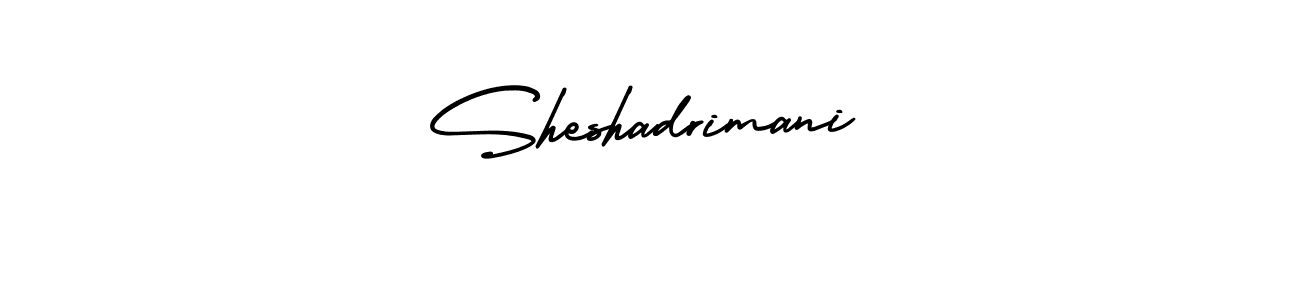How to Draw Sheshadrimani signature style? AmerikaSignatureDemo-Regular is a latest design signature styles for name Sheshadrimani. Sheshadrimani signature style 3 images and pictures png