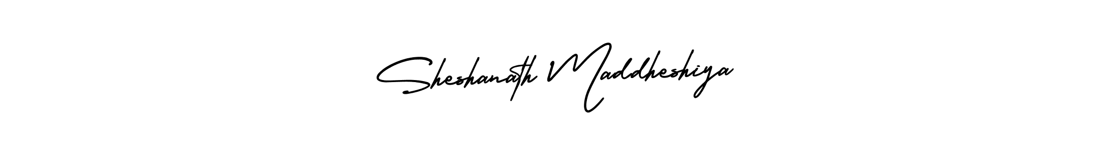 Make a beautiful signature design for name Sheshanath Maddheshiya. With this signature (AmerikaSignatureDemo-Regular) style, you can create a handwritten signature for free. Sheshanath Maddheshiya signature style 3 images and pictures png