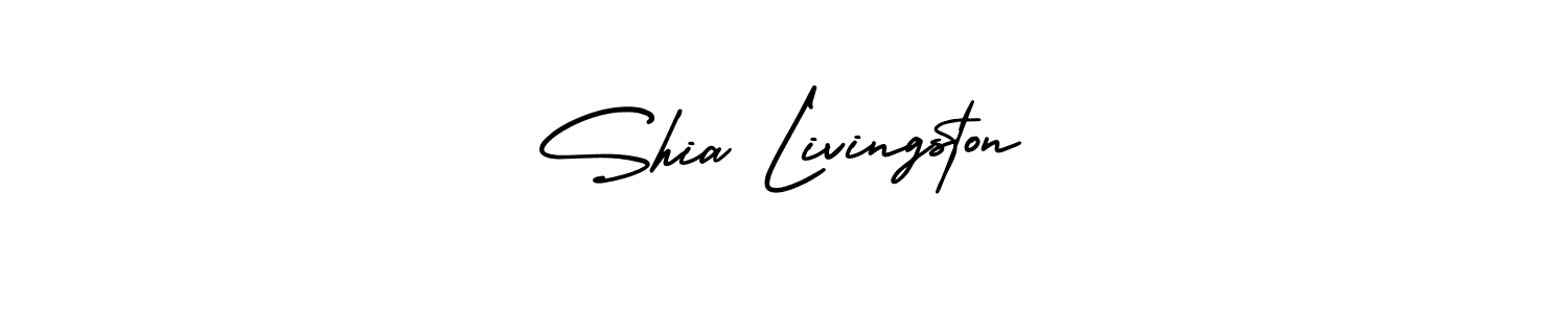 How to Draw Shia Livingston signature style? AmerikaSignatureDemo-Regular is a latest design signature styles for name Shia Livingston. Shia Livingston signature style 3 images and pictures png