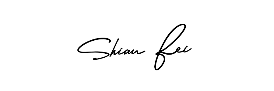 if you are searching for the best signature style for your name Shiau Fei. so please give up your signature search. here we have designed multiple signature styles  using AmerikaSignatureDemo-Regular. Shiau Fei signature style 3 images and pictures png