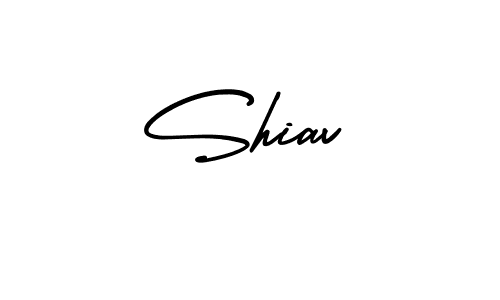 Make a beautiful signature design for name Shiav. With this signature (AmerikaSignatureDemo-Regular) style, you can create a handwritten signature for free. Shiav signature style 3 images and pictures png