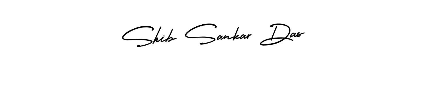 How to make Shib Sankar Das name signature. Use AmerikaSignatureDemo-Regular style for creating short signs online. This is the latest handwritten sign. Shib Sankar Das signature style 3 images and pictures png