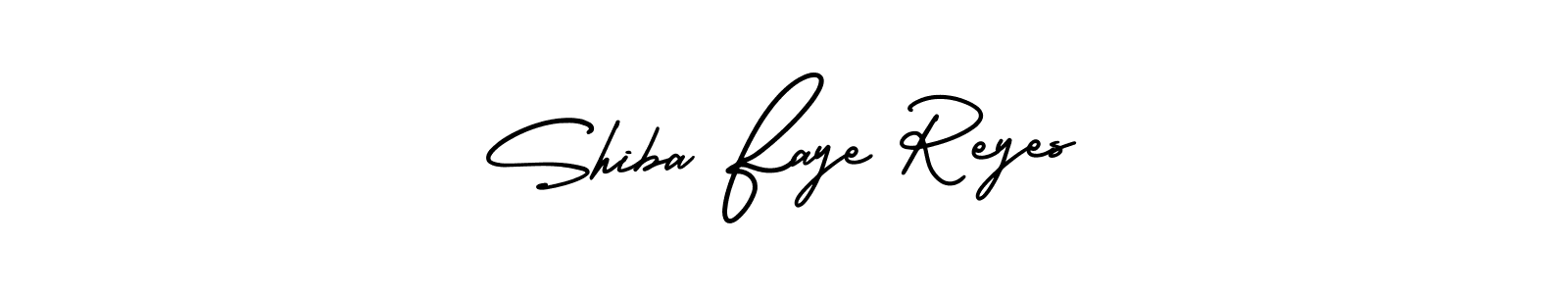 Also we have Shiba Faye Reyes name is the best signature style. Create professional handwritten signature collection using AmerikaSignatureDemo-Regular autograph style. Shiba Faye Reyes signature style 3 images and pictures png