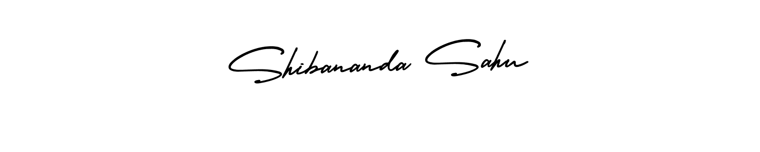 AmerikaSignatureDemo-Regular is a professional signature style that is perfect for those who want to add a touch of class to their signature. It is also a great choice for those who want to make their signature more unique. Get Shibananda Sahu name to fancy signature for free. Shibananda Sahu signature style 3 images and pictures png