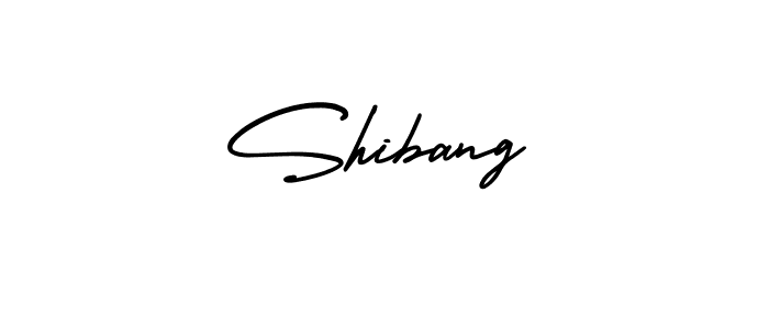 Shibang stylish signature style. Best Handwritten Sign (AmerikaSignatureDemo-Regular) for my name. Handwritten Signature Collection Ideas for my name Shibang. Shibang signature style 3 images and pictures png