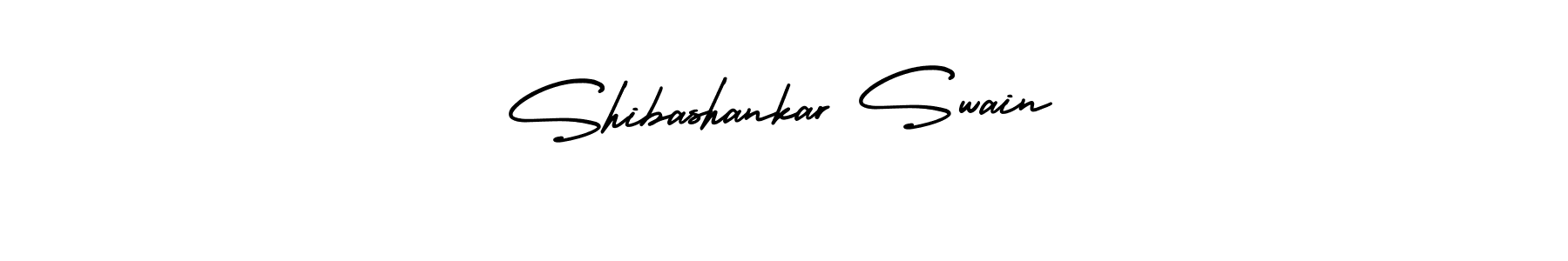 Make a beautiful signature design for name Shibashankar Swain. With this signature (AmerikaSignatureDemo-Regular) style, you can create a handwritten signature for free. Shibashankar Swain signature style 3 images and pictures png