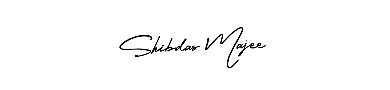 The best way (AmerikaSignatureDemo-Regular) to make a short signature is to pick only two or three words in your name. The name Shibdas Majee include a total of six letters. For converting this name. Shibdas Majee signature style 3 images and pictures png
