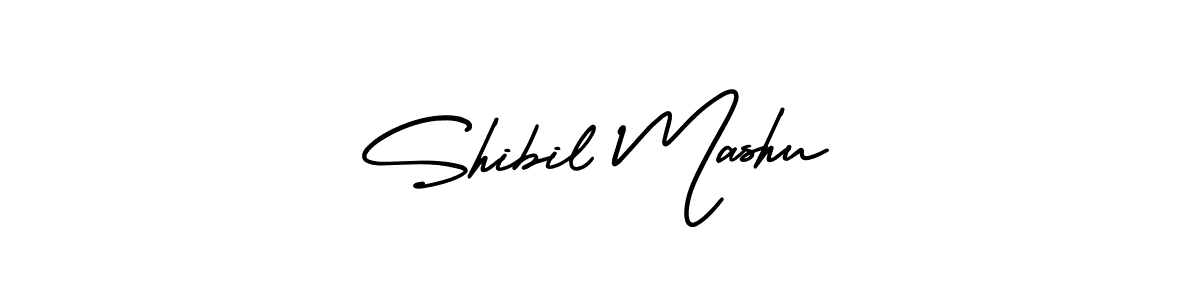 Shibil Mashu stylish signature style. Best Handwritten Sign (AmerikaSignatureDemo-Regular) for my name. Handwritten Signature Collection Ideas for my name Shibil Mashu. Shibil Mashu signature style 3 images and pictures png