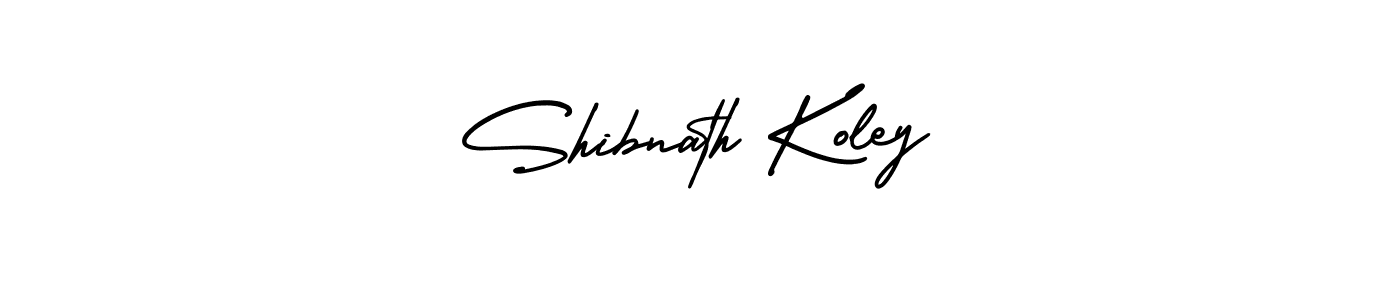 Also we have Shibnath Koley name is the best signature style. Create professional handwritten signature collection using AmerikaSignatureDemo-Regular autograph style. Shibnath Koley signature style 3 images and pictures png