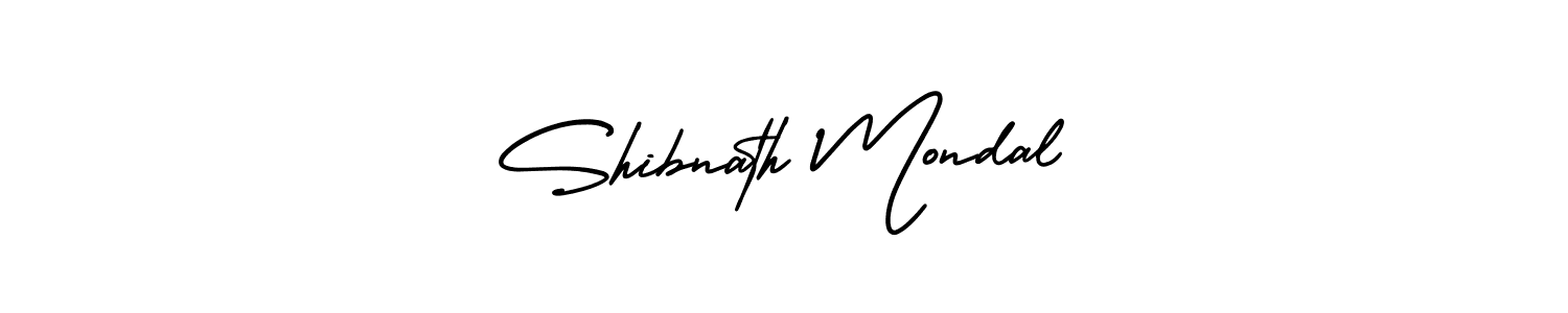 How to make Shibnath Mondal signature? AmerikaSignatureDemo-Regular is a professional autograph style. Create handwritten signature for Shibnath Mondal name. Shibnath Mondal signature style 3 images and pictures png