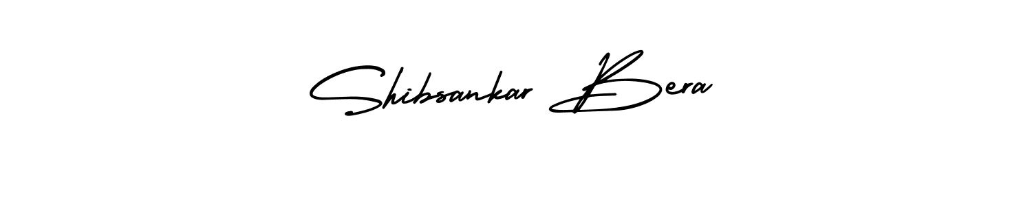 How to make Shibsankar Bera name signature. Use AmerikaSignatureDemo-Regular style for creating short signs online. This is the latest handwritten sign. Shibsankar Bera signature style 3 images and pictures png