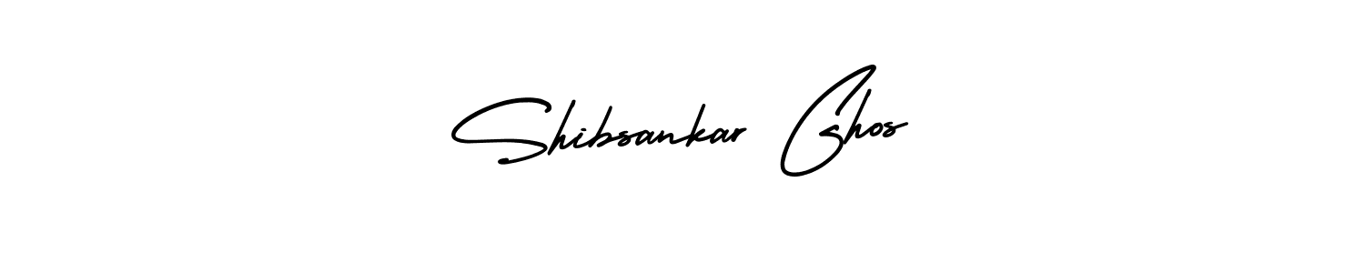 Create a beautiful signature design for name Shibsankar Ghos. With this signature (AmerikaSignatureDemo-Regular) fonts, you can make a handwritten signature for free. Shibsankar Ghos signature style 3 images and pictures png