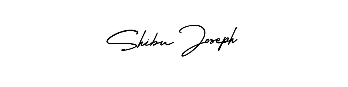 Shibu Joseph stylish signature style. Best Handwritten Sign (AmerikaSignatureDemo-Regular) for my name. Handwritten Signature Collection Ideas for my name Shibu Joseph. Shibu Joseph signature style 3 images and pictures png