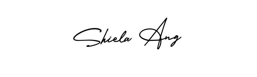 How to make Shiela Ang signature? AmerikaSignatureDemo-Regular is a professional autograph style. Create handwritten signature for Shiela Ang name. Shiela Ang signature style 3 images and pictures png