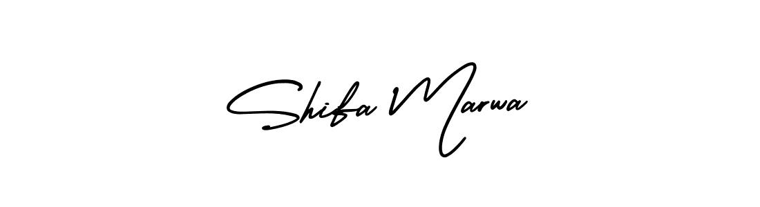 AmerikaSignatureDemo-Regular is a professional signature style that is perfect for those who want to add a touch of class to their signature. It is also a great choice for those who want to make their signature more unique. Get Shifa Marwa name to fancy signature for free. Shifa Marwa signature style 3 images and pictures png