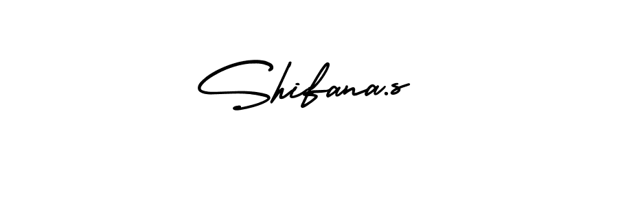 How to Draw Shifana.s signature style? AmerikaSignatureDemo-Regular is a latest design signature styles for name Shifana.s. Shifana.s signature style 3 images and pictures png