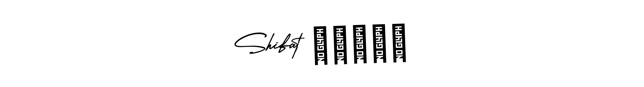 Design your own signature with our free online signature maker. With this signature software, you can create a handwritten (AmerikaSignatureDemo-Regular) signature for name Shifat সিফাত. Shifat সিফাত signature style 3 images and pictures png