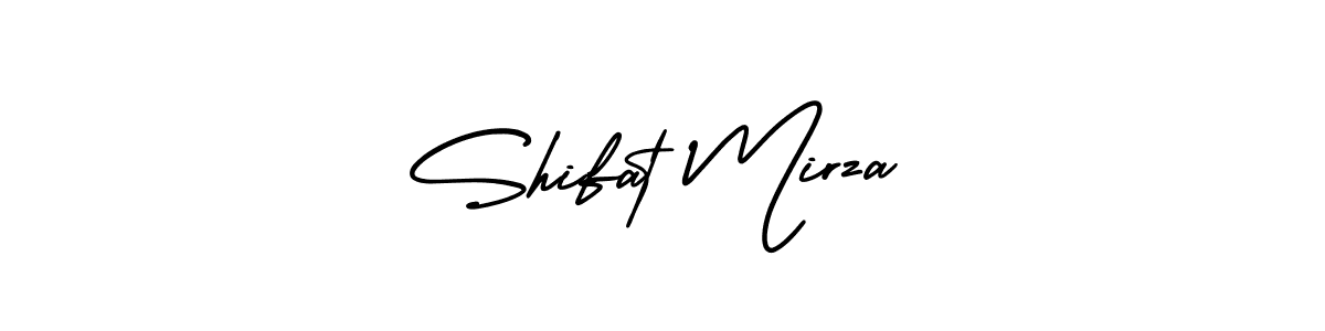 Use a signature maker to create a handwritten signature online. With this signature software, you can design (AmerikaSignatureDemo-Regular) your own signature for name Shifat Mirza. Shifat Mirza signature style 3 images and pictures png